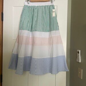 English Factory Menswear Patterned Maxi Skirt NWT